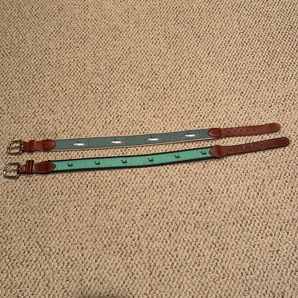 Boys Belts.    Shark size 22/ Whale size 20
